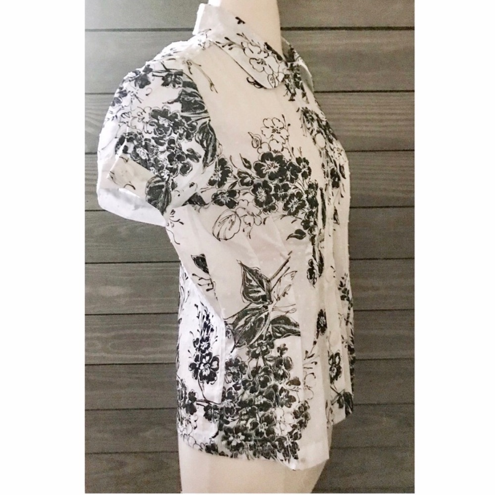 🏵ALLISON MORGAN SWISS DOT BLOUSE - Picture 4 of 8